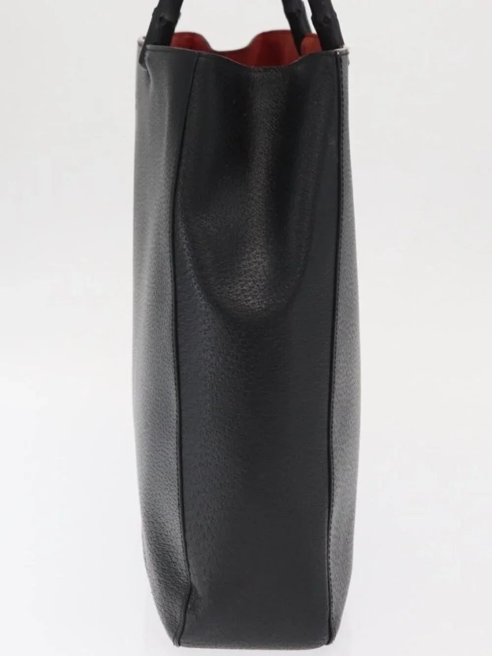 GUCCI Bamboo Tote Bag Leather Black 002 1059 Auth 160597 - Picture 4 of 16